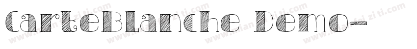 CarteBlanche Demo字体转换